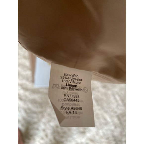 J. Crew Peacoat Wool Toggle Coat Hood Pink Preppy Fall Winter Snowbird French 00 - Picture 12 of 12